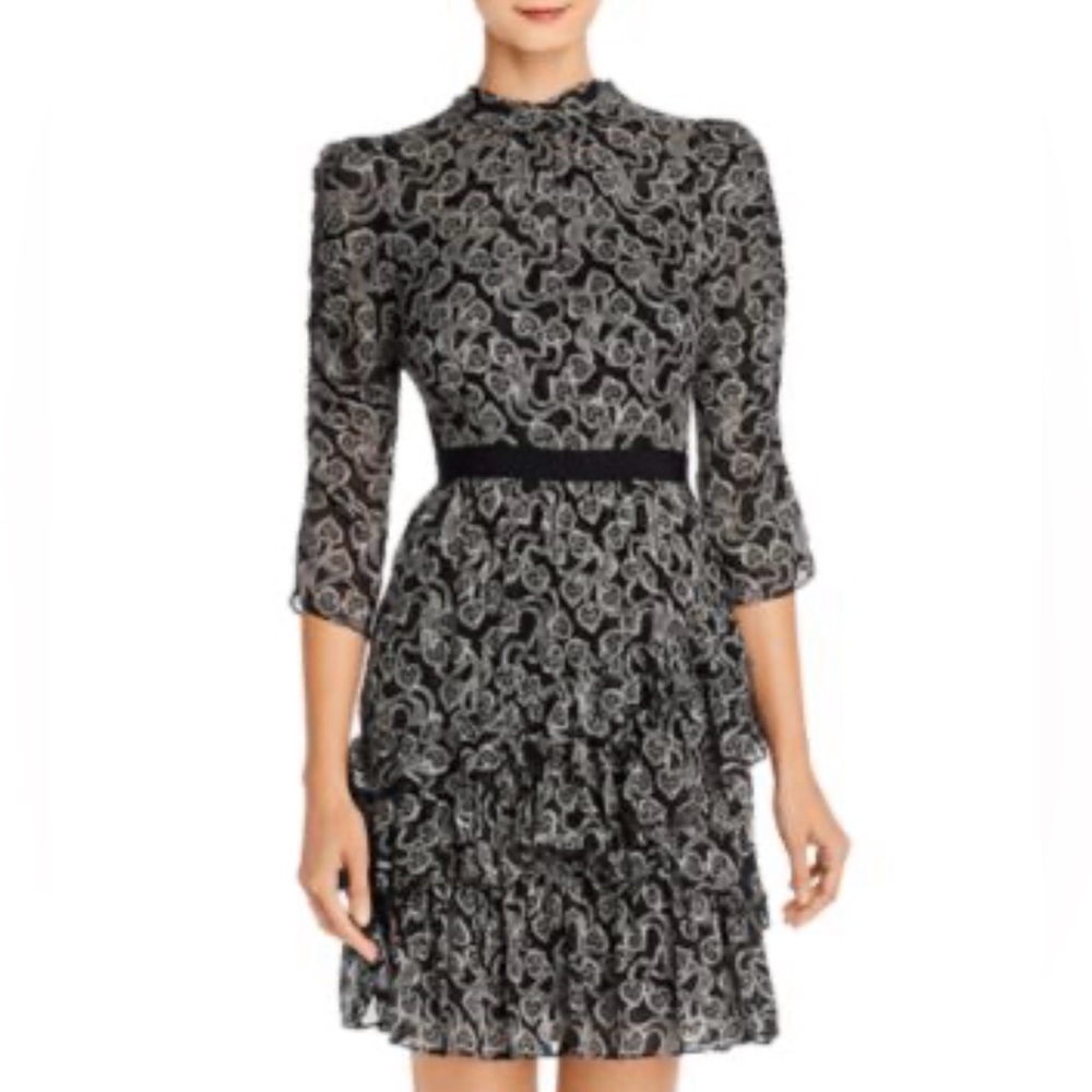 Rebecca Taylor Celia silk Dress size 10